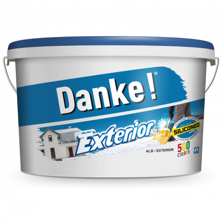 Vopsea lavabila pentru exterior - Vopsea lavabila exterior Danke  alba