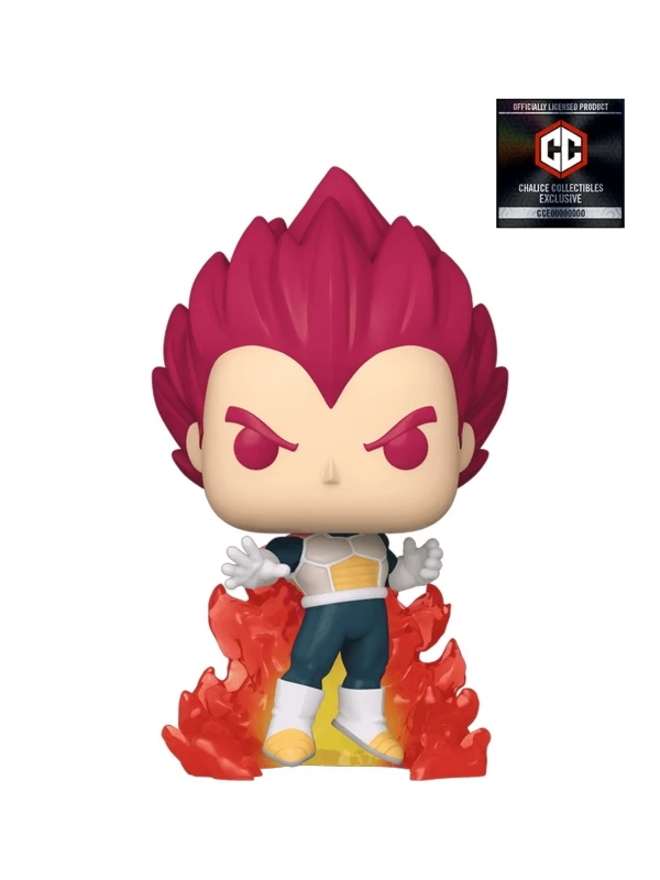 Colectie - Funko POP! Vinyl (Exclusive) Saiyan God Vegeta (Chalice Collectibles) - Dragon Ball