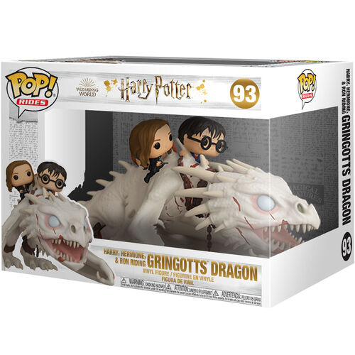 Figurina Funko Pop Harry Potter - Dragon with Harry, Ron & Hermione [2]