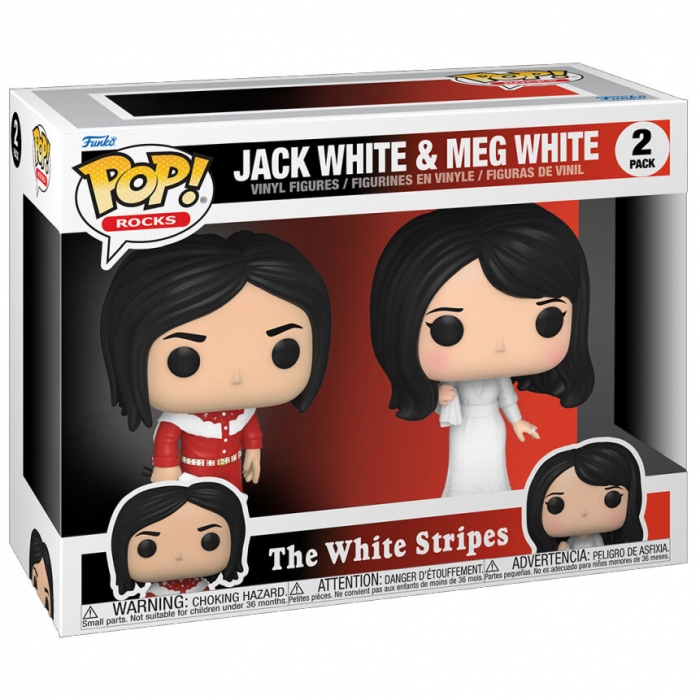 2 figurine Funko POP The White Stripes Jack White and Meg White [3]