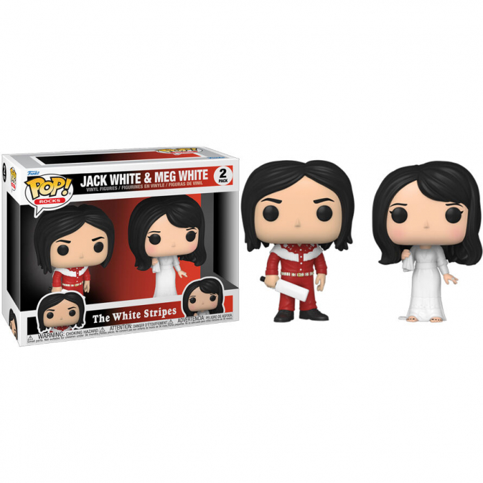 2 figurine Funko POP The White Stripes Jack White and Meg White [1]
