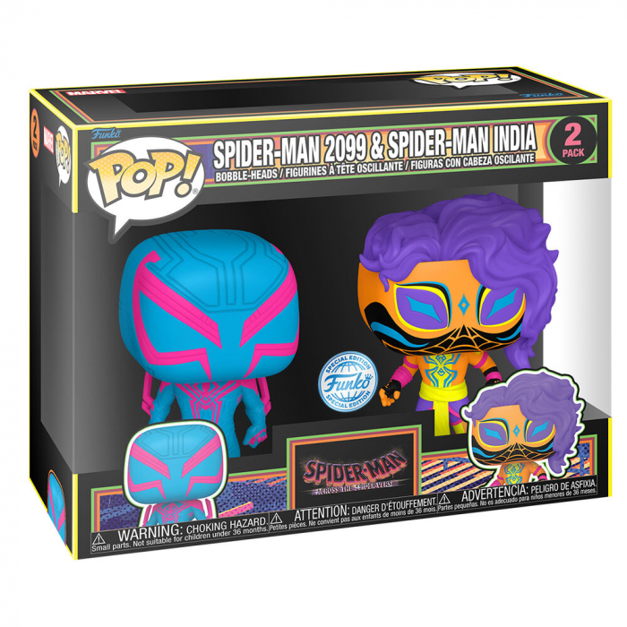 2 figurine Funko Spider-Man - Spider-Man 2099 and Spider-Man India Exclusive [2]