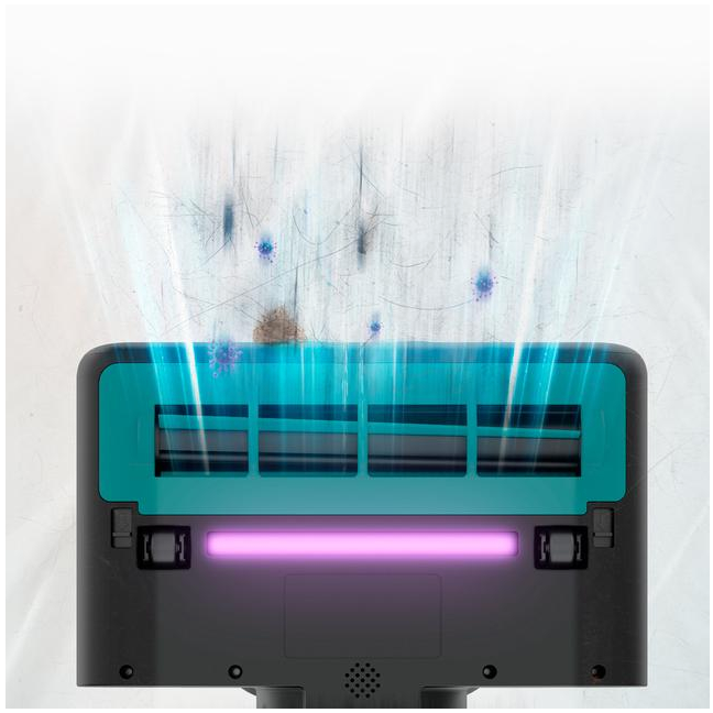 Aspirator UV de pat antiacarieni Cecotec Conga Rockstar 4000 A01_EU01_100071, 400W, 13000Pa, aer cald, depozit dublu, gri/negru [7]