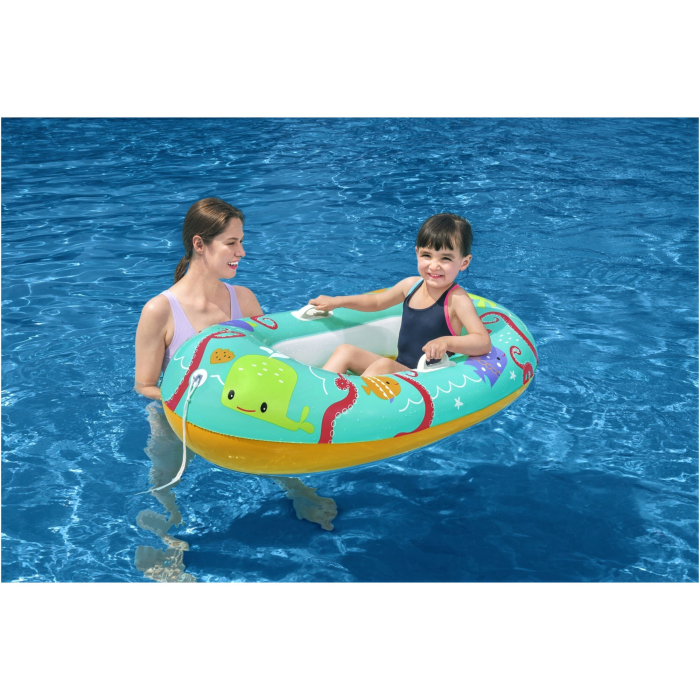 Barca gonflabila Bestway Baby Boat - Tropical Crew, 119 x 79 cm [4]