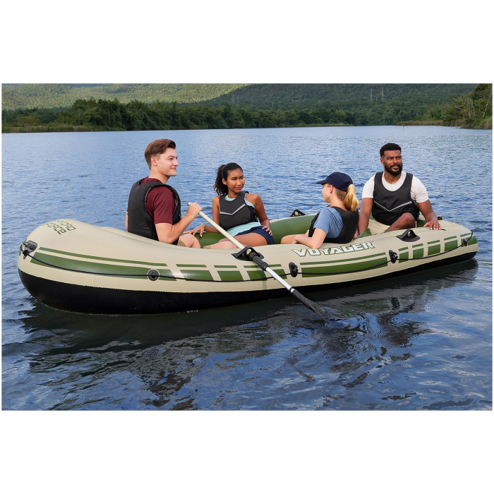 Barca gonflabila Bestway Hydro-Force Voyager X4, 4 persoane, 350 x 145 x 49 cm [4]