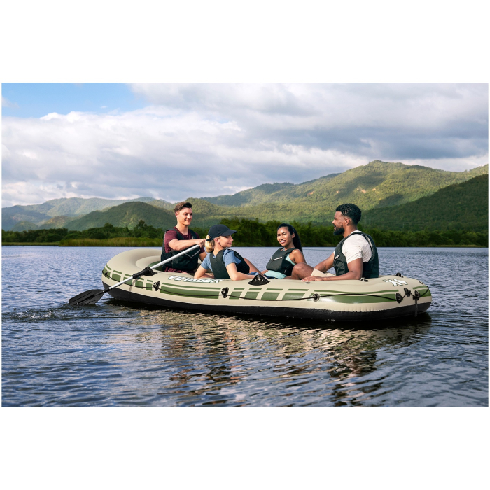 Barca gonflabila Bestway Hydro-Force Voyager X4, 4 persoane, 350 x 145 x 49 cm [5]