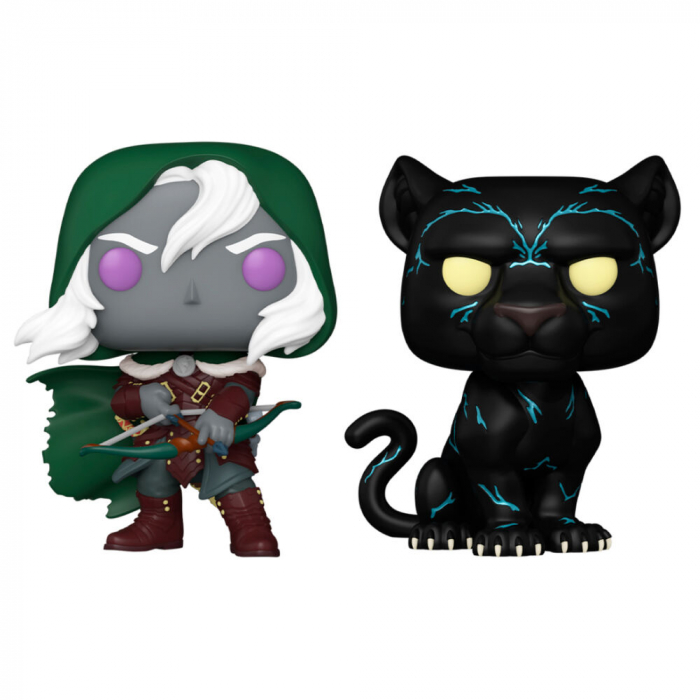 Blister 2 Figurine Funko POP Dungeons and Dragons Drizzt Dourden & Guenhwyvar [1]