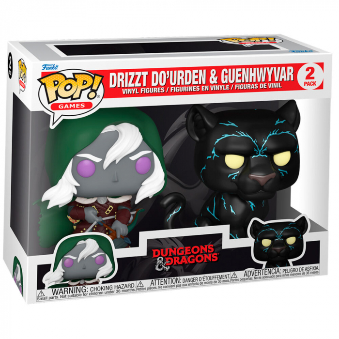 Blister 2 Figurine Funko POP Dungeons and Dragons Drizzt Dourden & Guenhwyvar [2]