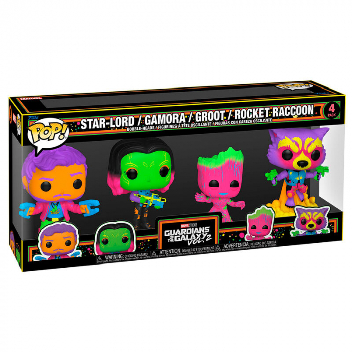 Blister 2 figurine Funko POP Marvel Guardians of the galaxy 2 Exclusive [1]