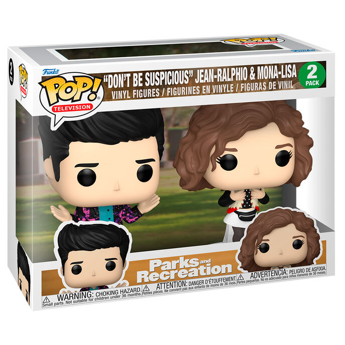 Blister 2 Figurine Funko POP Parks and Recreation Dont Be Suspicious Jean-Ralphio & Mona-Lisa [2]