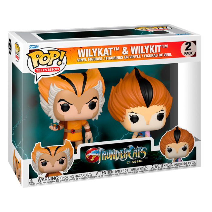 Blister 2 Figurine Funko POP Thundercats Wilykat & Wilykit [2]