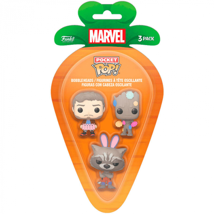 Blister 3 Figurine Carrot Pocket POP Marvel Guardians of the Galaxy [1]