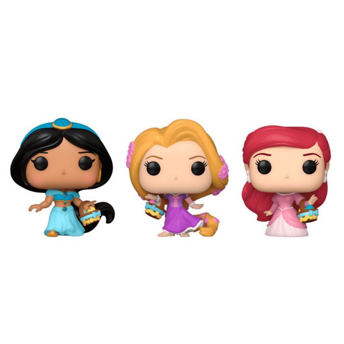 Blister 3 Figurine Carrot Pocket POP  Printese Disney Rapunzel Ariel Jasmin [2]