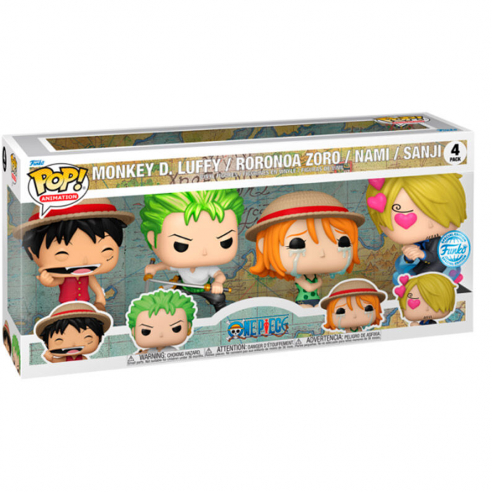 Blister 4 Figurine Funko POP One Piece exclusive [3]