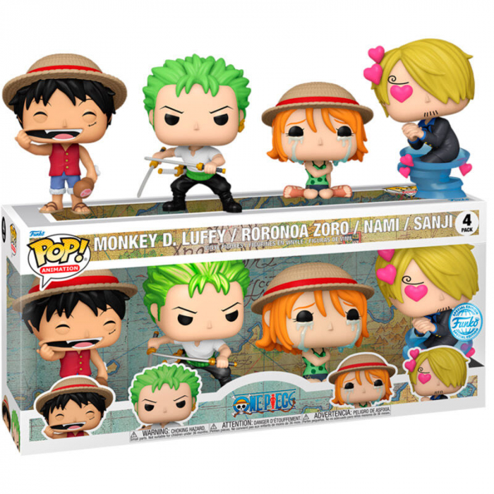 Blister 4 Figurine Funko POP One Piece exclusive [2]