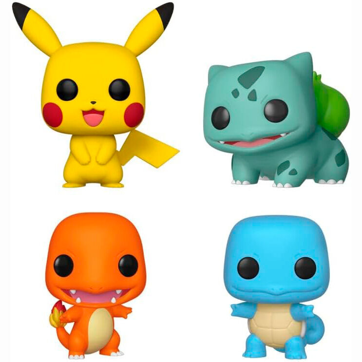 Blister 4 Figurine Funko POP Pokemon Starters Exclusive [2]