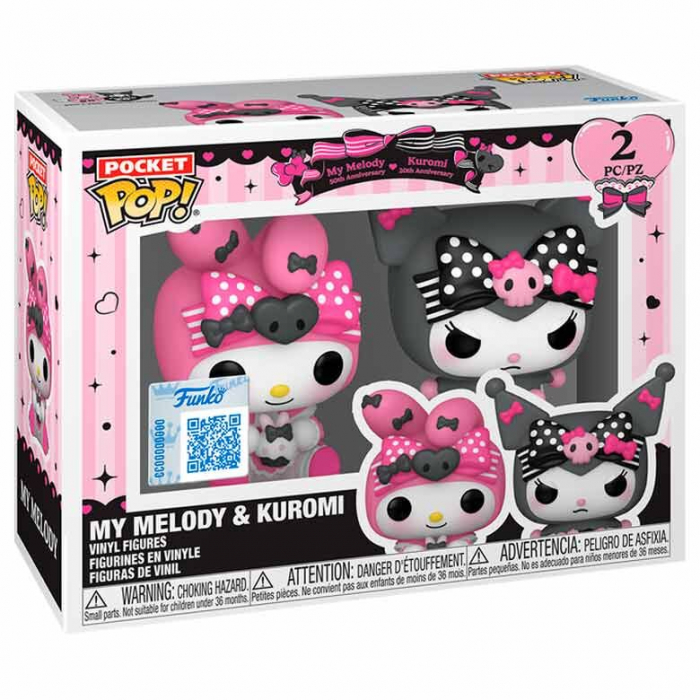 Blister cu 2 brelocuri Pocket Pop exclusiv My Melody și Kuromi [2]