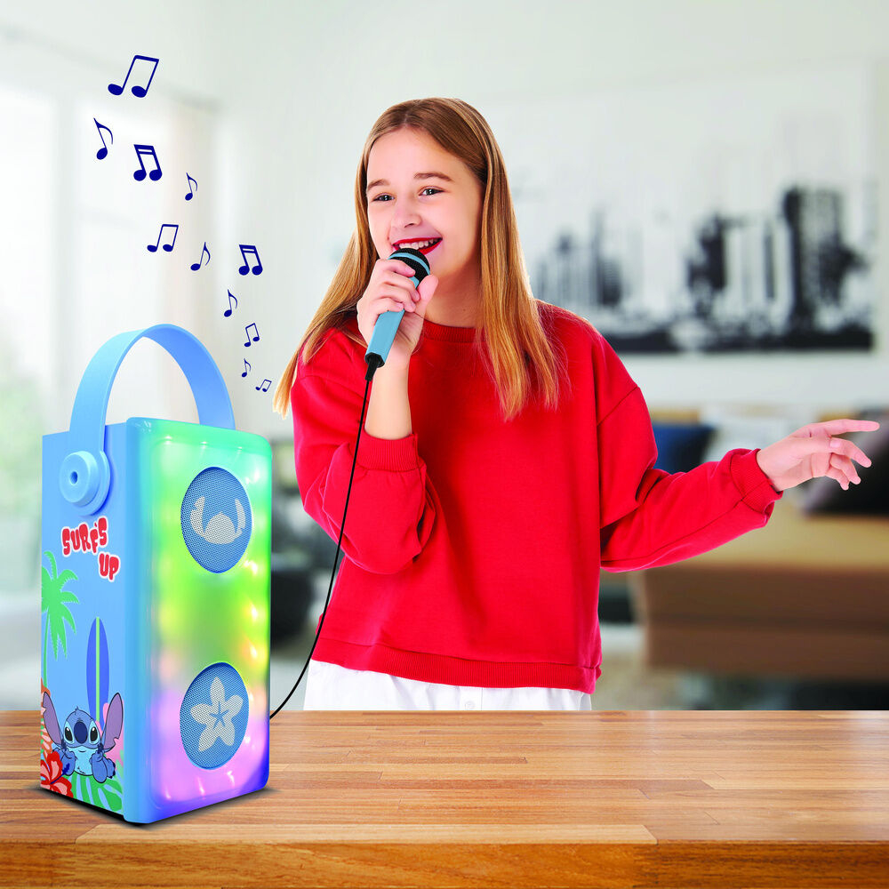 Boxa luminoasa Lexibook - Disney Stitch, cu microfon [4]