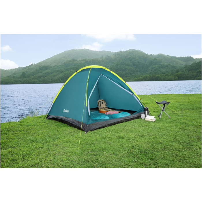 Cort camping Bestway Pavillo Cool Dome 68084, 2 persoane, 145x205x100 cm, albastru/galben [5]