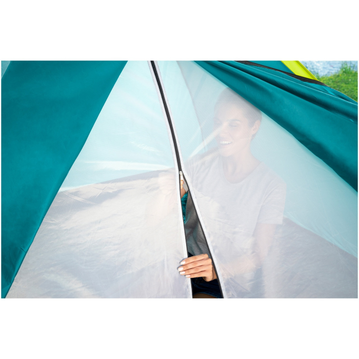 Cort camping Bestway Pavillo Cool Dome 68084, 2 persoane, 145x205x100 cm, albastru/galben [3]