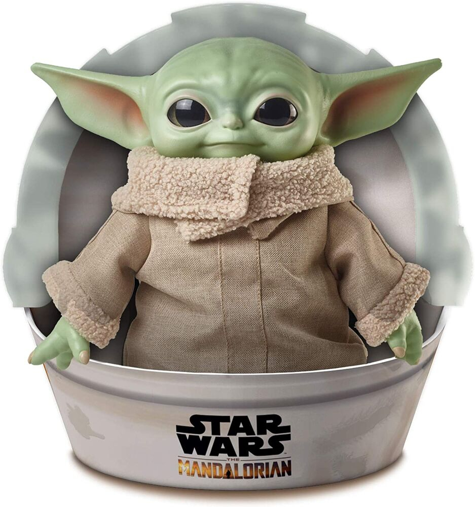 Figurina Baby Yoda, Star Wars, Mattel, The Mandalorian Child, 29 cm [3]