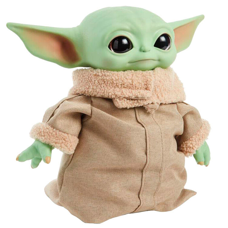 Figurina Baby Yoda, Star Wars, Mattel, The Mandalorian Child, 29 cm [2]