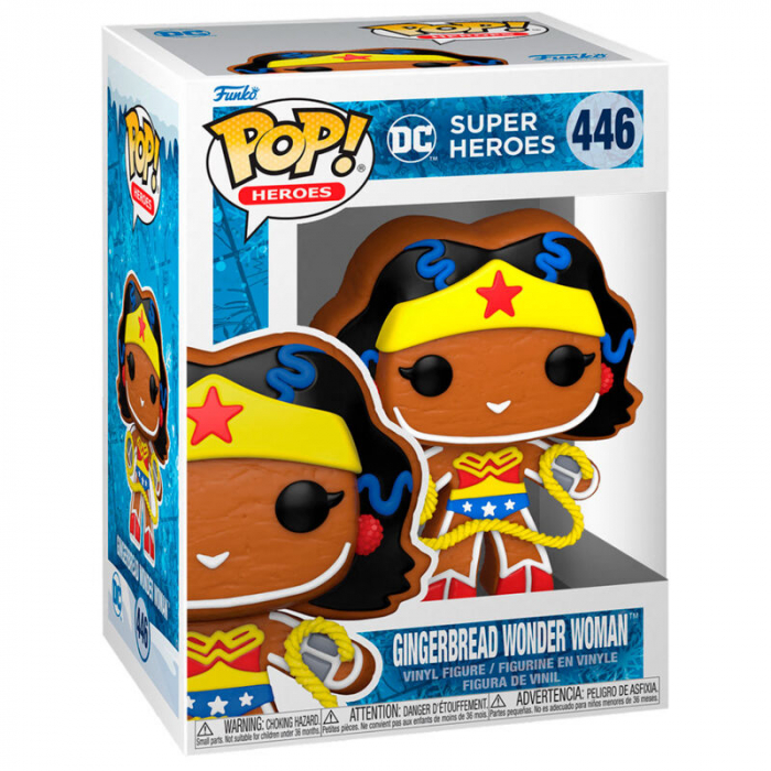 Figurina DC Comics Holiday POP! Heroes Vinyl Wonder Woman 9 cm [3]