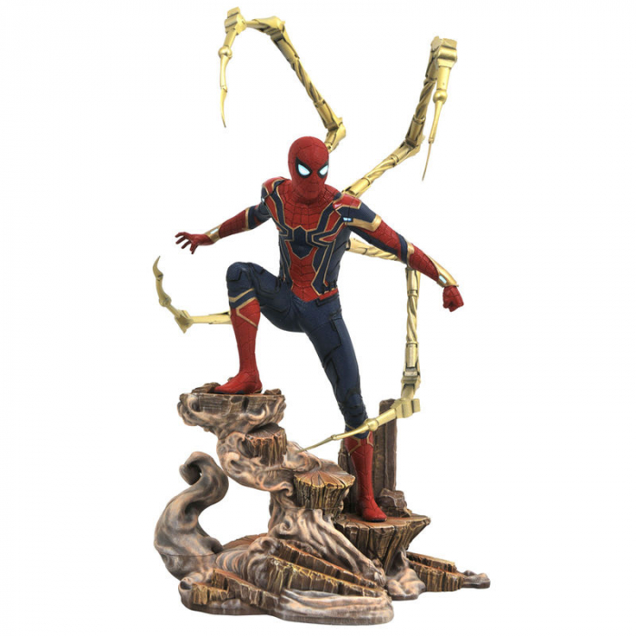 Figurina Diorama Iron Spiderman Avengers Infinity War Marvel 23cm [1]