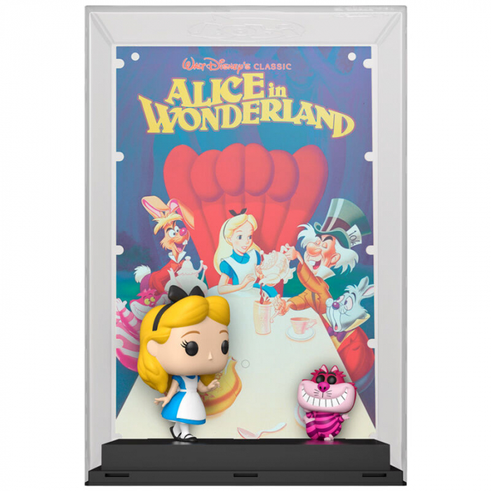 Figurina Disney's 100th Anniversary POP! Movie Poster & Alice in Wonderland 9 cm [2]