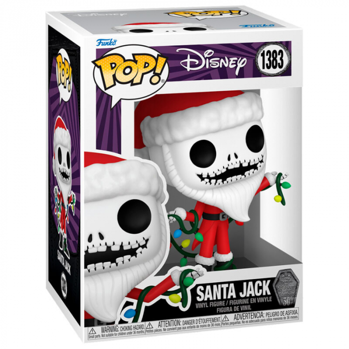 Figurina FunKo, Disney TNBC 30th Anni., Santa Jack, 9cm [2]