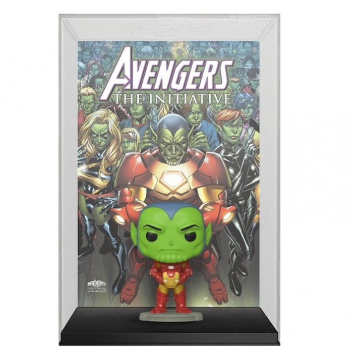 Figurina Funko POP Album Marvel The Avengers Skrull Exclusiv Iron Man [2]
