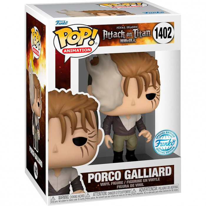 Figurina Funko POP Attack On Titan Exclusive Porco Galliard [1]