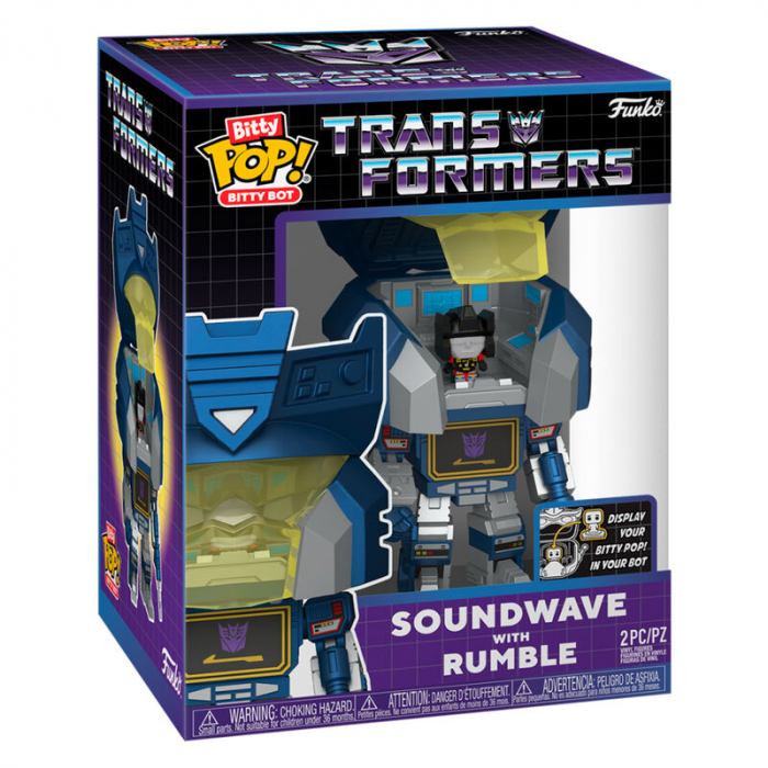 Figurina Funko POP Bitty Bots Transformers Soundwave with Rumble [1]