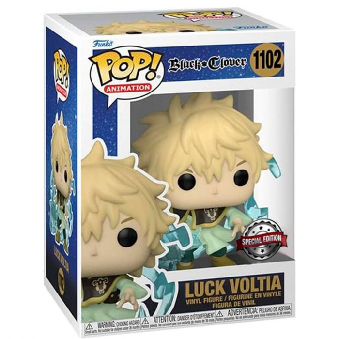Figurina Funko POP Black Clover Luck Voltia Exclusive Chase Chase [2]