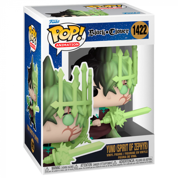 Figurina Funko POP Black Clover Yuno Spirit of Zephyr [2]