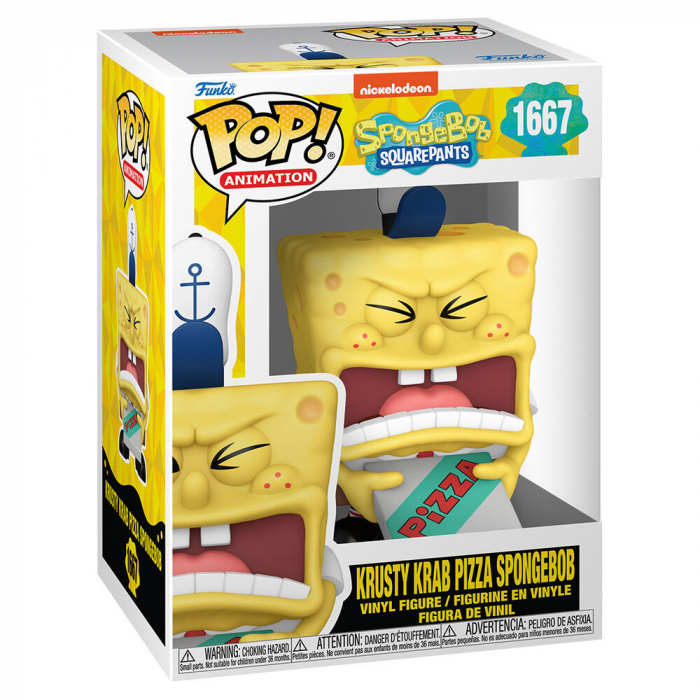 Figurina Funko POP Bob Esponja Krusty Krab Pizza Spongebob [2]