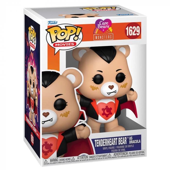 Figurina Funko POP Care Bears x Monsters Tender Heart Bear ca Dracula [2]