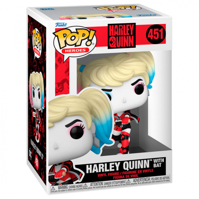 Figurina Funko POP DC Comics Harley Quinn with Bat [2]