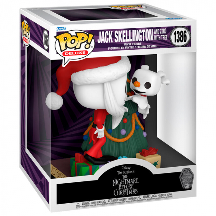 Figurina Funko POP Deluxe Disney Pesadilla Antes de Navidad 30th Anniversary Jack Skellington and Zero [2]