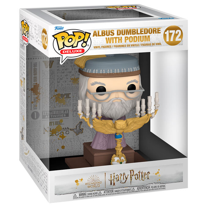 Figurina Funko POP Deluxe Harry Potter y el Prisionero de Azkaban - Dumbledore with Podium [2]