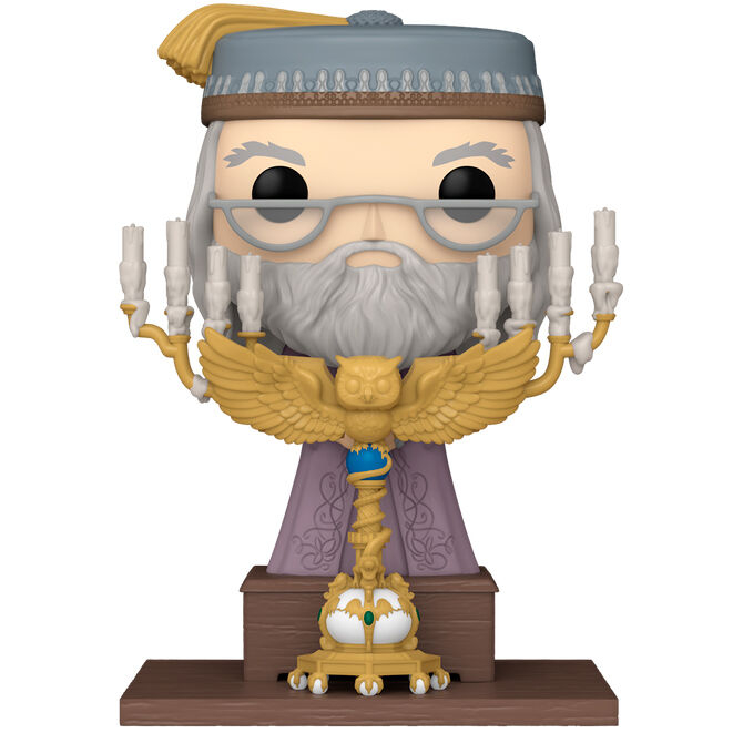 Figurina Funko POP Deluxe Harry Potter y el Prisionero de Azkaban - Dumbledore with Podium [1]