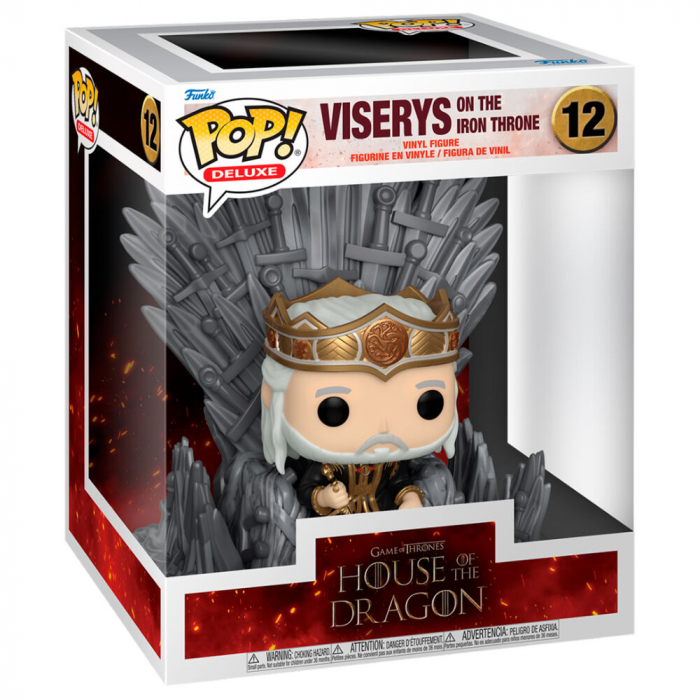 Figurina Funko POP Deluxe House of the Dragon Viserys on the Iron Throne [2]