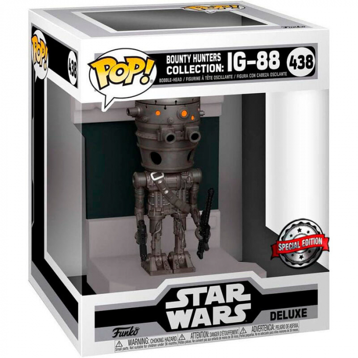 Figurina Funko POP Deluxe Star Wars Bounty Hunters IG-88 Exclusive [2]