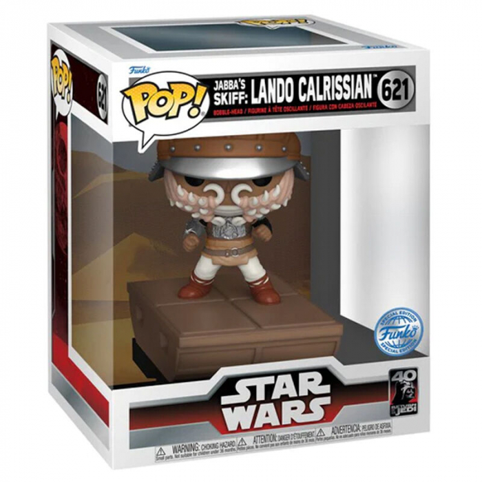 Figurina Funko POP Deluxe Star Wars Jabba Skiff Lando Calrissian Exclusive [2]