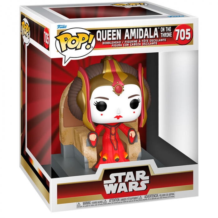Figurina Funko POP Deluxe Star Wars Queen Amidala on the Throne [2]