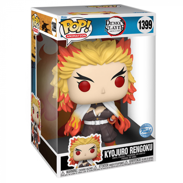 Figurina Funko POP Demon Slayer Kimetsu no Yaiba Kyojuro Rengoku Exclusive 25cm [2]