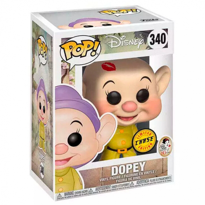 Figurina Funko POP Disney Alba ca Zapada si cei sapte pitici Dopey Chase [2]