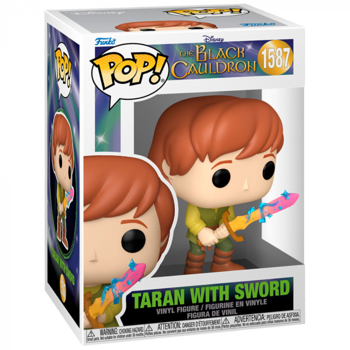 Figurina Funko POP Disney Cauldronul Negru Taran cu Sabie [2]