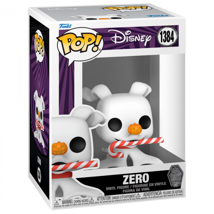 Figurina Funko POP Disney Coșmar înainte de Crăciun 30-a aniversare Zero [2]