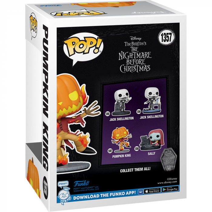 Figurina Funko POP Disney Cosmar inainte de Crăciun 30 de aniversare Regele dovleac [3]